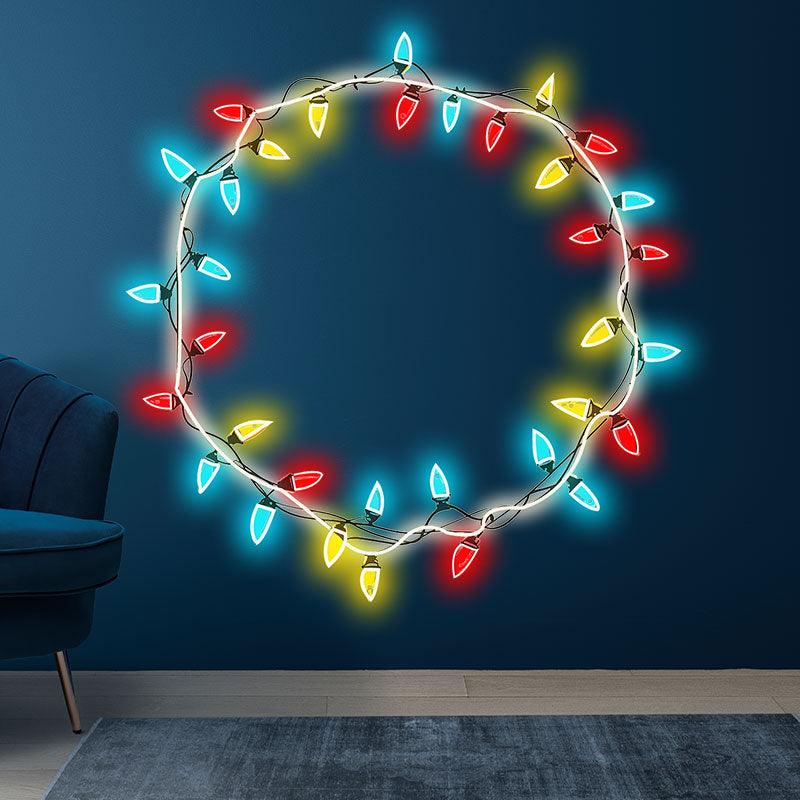 Gorgeous Colorful Round Strip  neon signs Lights - Light up your space and create a festive atmosphere!
