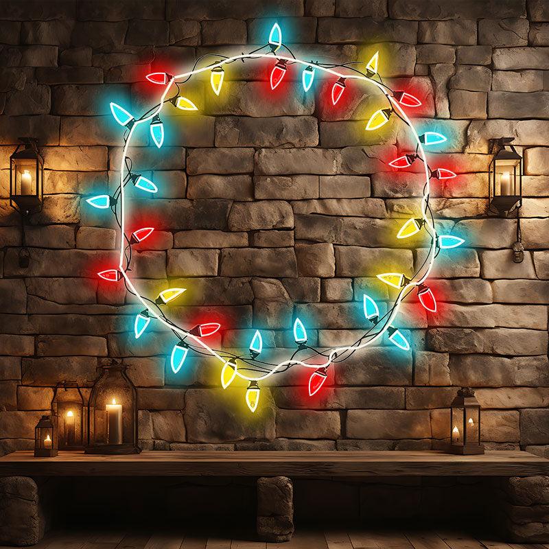 Gorgeous Colorful Round Strip  neon signs Lights - Light up your space and create a festive atmosphere!