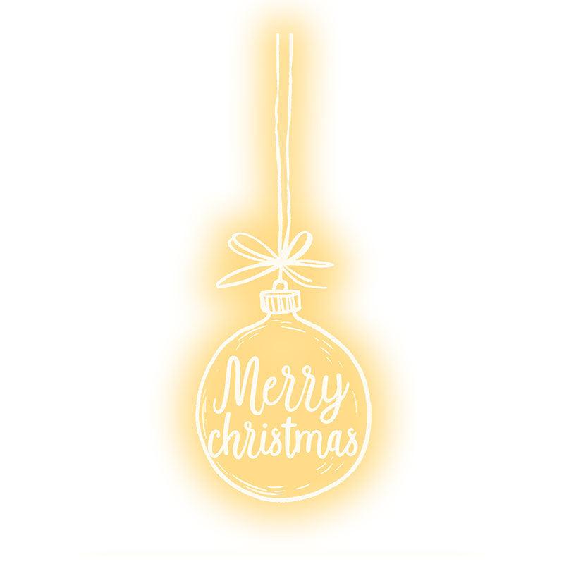 Merry Christmas Bulb neon signs- Lighting up the festive atmosphere and conveying warm blessings