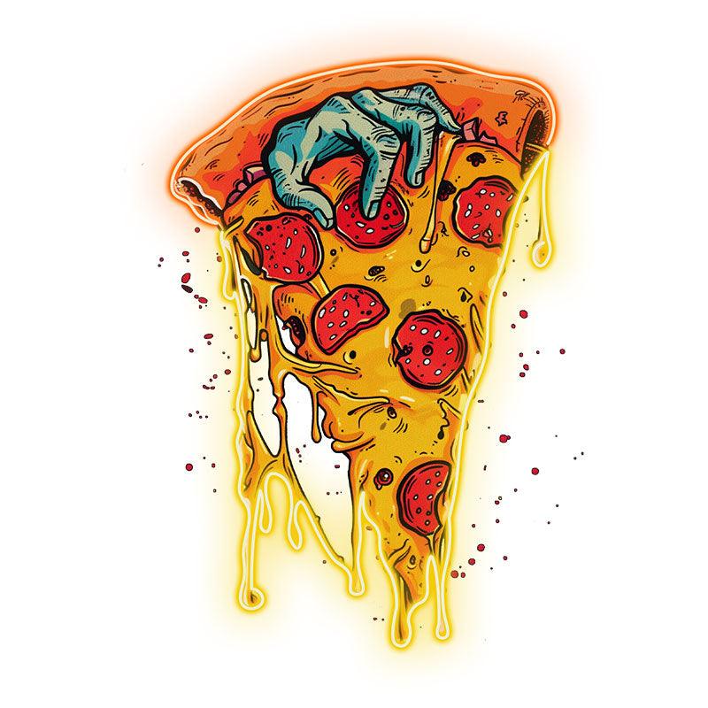 Fun Pizza Neon signs | Juicy Delicious Pizza with Quirky Hands | Unique Decorations for Restaurants, Kitchens