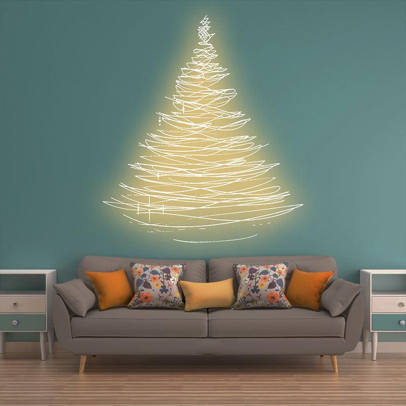 Wire Harness Christmas Tree Decoration neon signs | Creative LED Lights for Holiday Magic