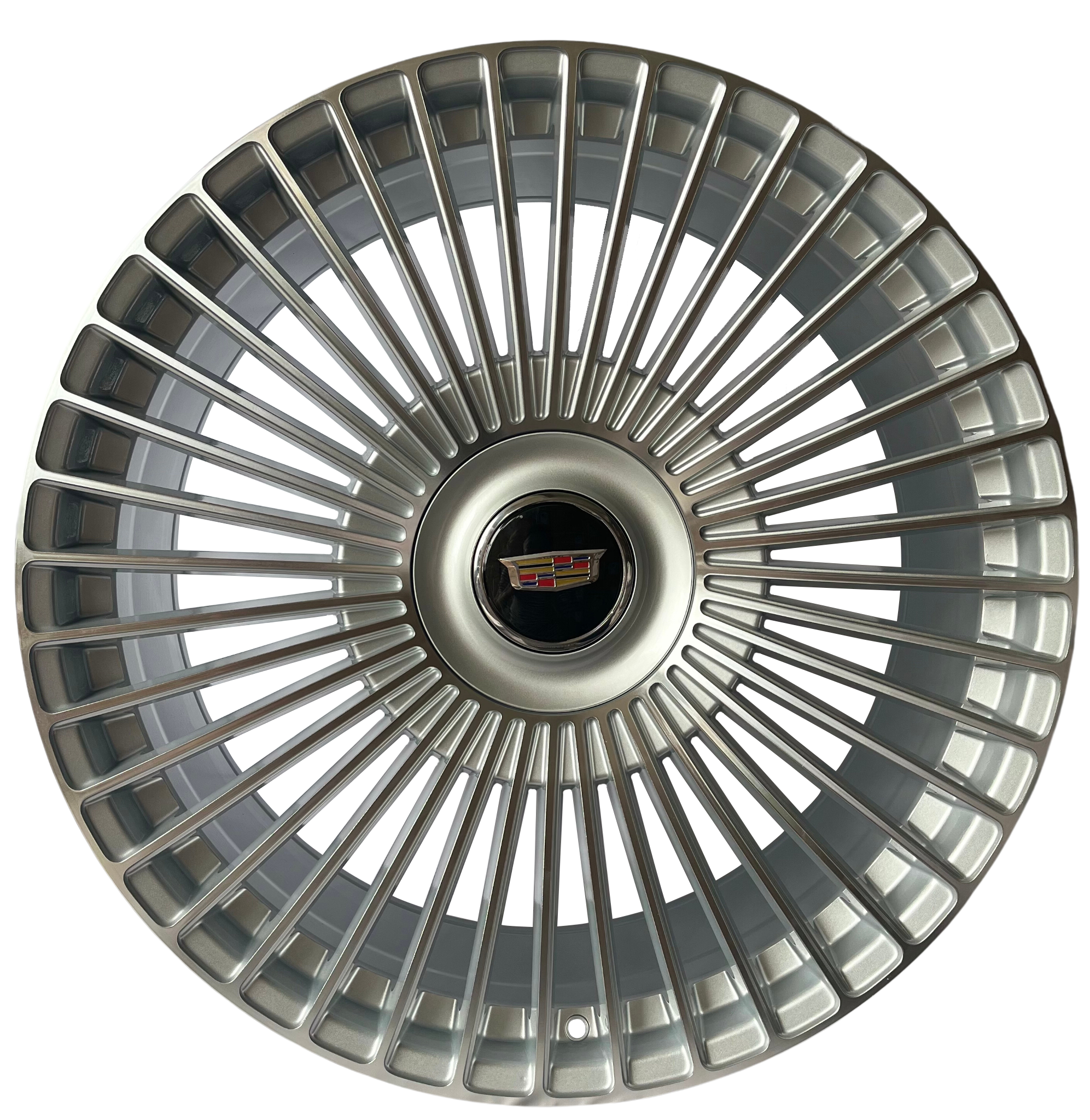 24" Cadillac Escalade SUV ESV Tahoe Yukon Sierra Silver Machined Wheels & Rims