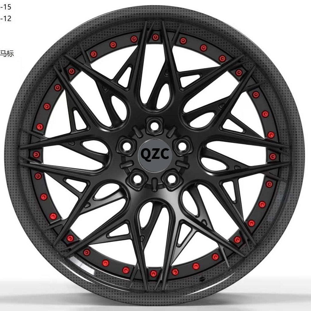 3-Piece Aluminum Alloy Forged Car Wheel Rims