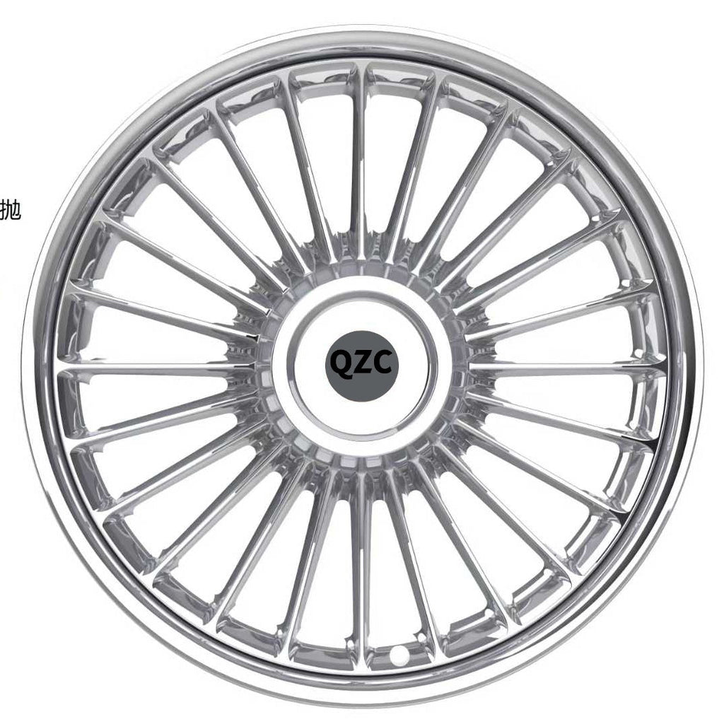 Two piece forged wheel hub