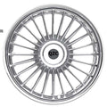 Two piece forged wheel hub