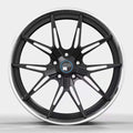 Two piece forged wheel hub