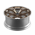 Customized two-piece forged wheel hub