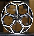 22" Lamborghini Urus Forged Staggered Black Machined Style 10 Wheels & Rims