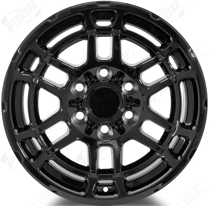 17" Toyota 4Runner FJ Cruiser Tacoma TRD Pro Style Gloss Black Style 26 Wheels & Rims