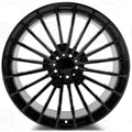 20" Mercedes S-Class S550 S580 S600 Staggered Gloss Black Style 45 Wheels & Rims