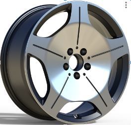20" Mercedes E-Class S-Class Staggered Black Machined Style 66 Wheels & Rims