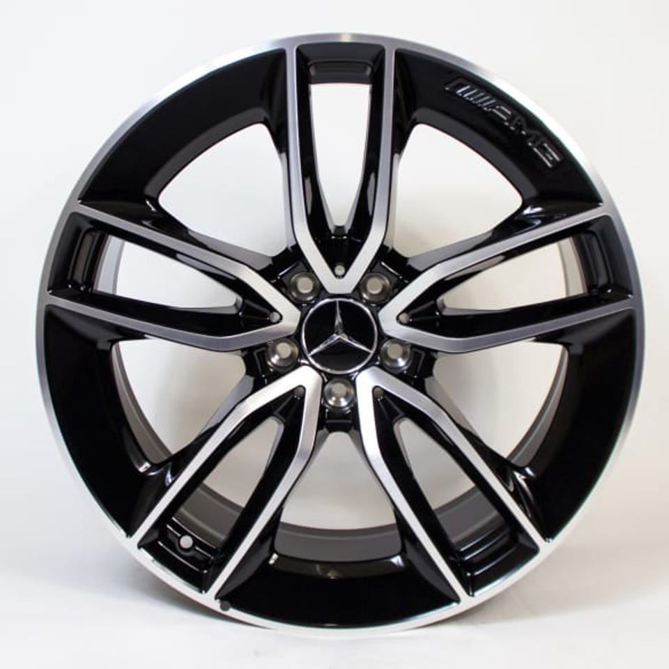 20" Mercedes C-Class E-Class C400 C350 E550 E350 Black Machined Style 43 Wheels & Rims