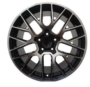 20" Porsche Macan Staggered Black Machined Style 10112 Wheels