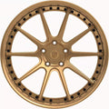Two piece forged wheel hub