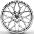 Customized two-piece forged wheel hub