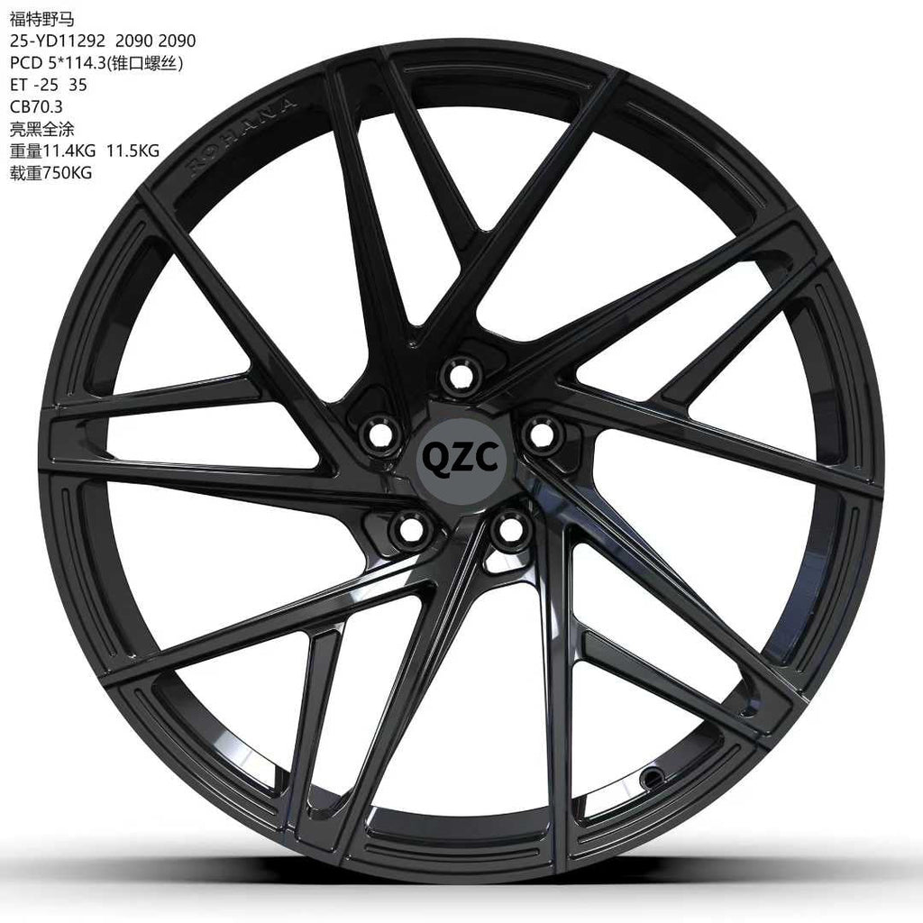 Customized forged wheel rims