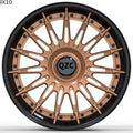 Customized two-piece forged wheels