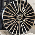 24" Range Rover Full Size Sport SV SE HSE Gloss Black Machined Style 43 Wheels & Rims