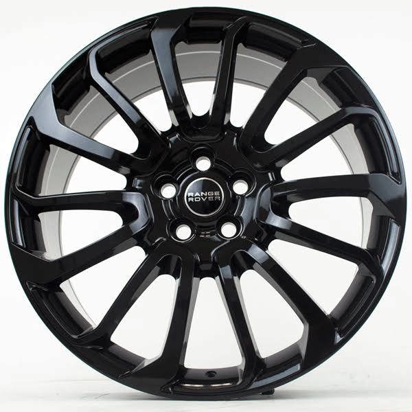 24" Range Rover Full Size Sport Autobiography Style Gloss Black Wheels & Rims