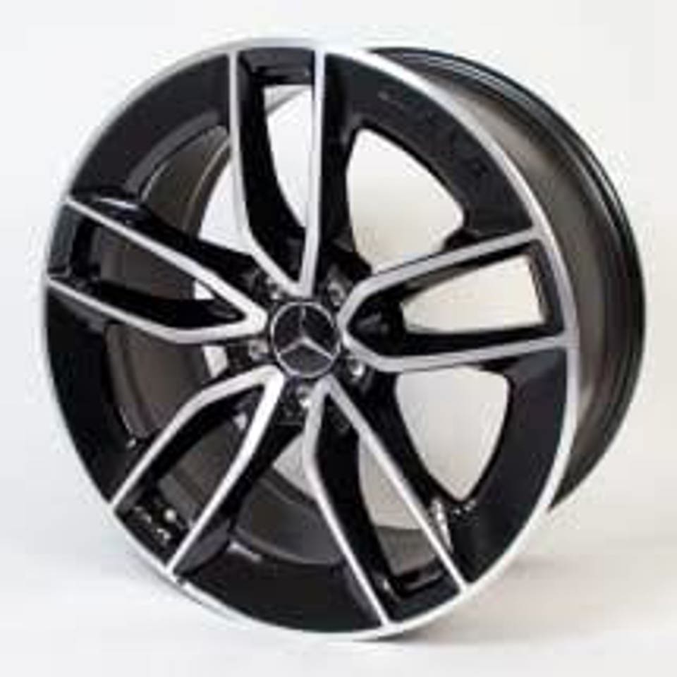 20" Mercedes C-Class E-Class C400 C350 E550 E350 Black Machined Style 43 Wheels & Rims