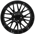 20" Porsche Cayenne Turbo S GTS Mesh Spyder Gloss Black Style 14 Wheels