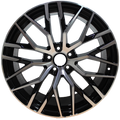 21 INCH RIMS AUDI S LINE R8 STYLE Q3 QS3 Q5 SQ5 Q7 SQ7 MESH MACHINED BLACK WHEELS