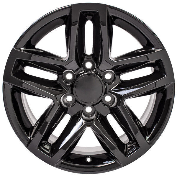 20" Chevy GMC Silverado Sierra Tahoe Yukon Satin Black Wheels & Rims