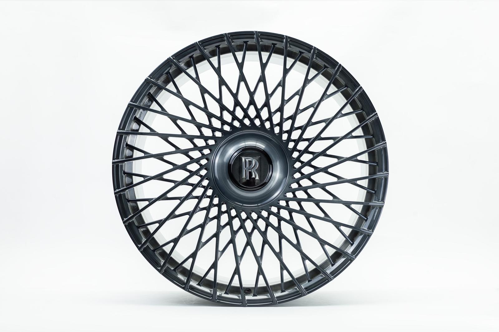 22" Rolls Royce Ghost Cullinan Phantom Forged Gunmetal Brushed Style 28 Wheels
