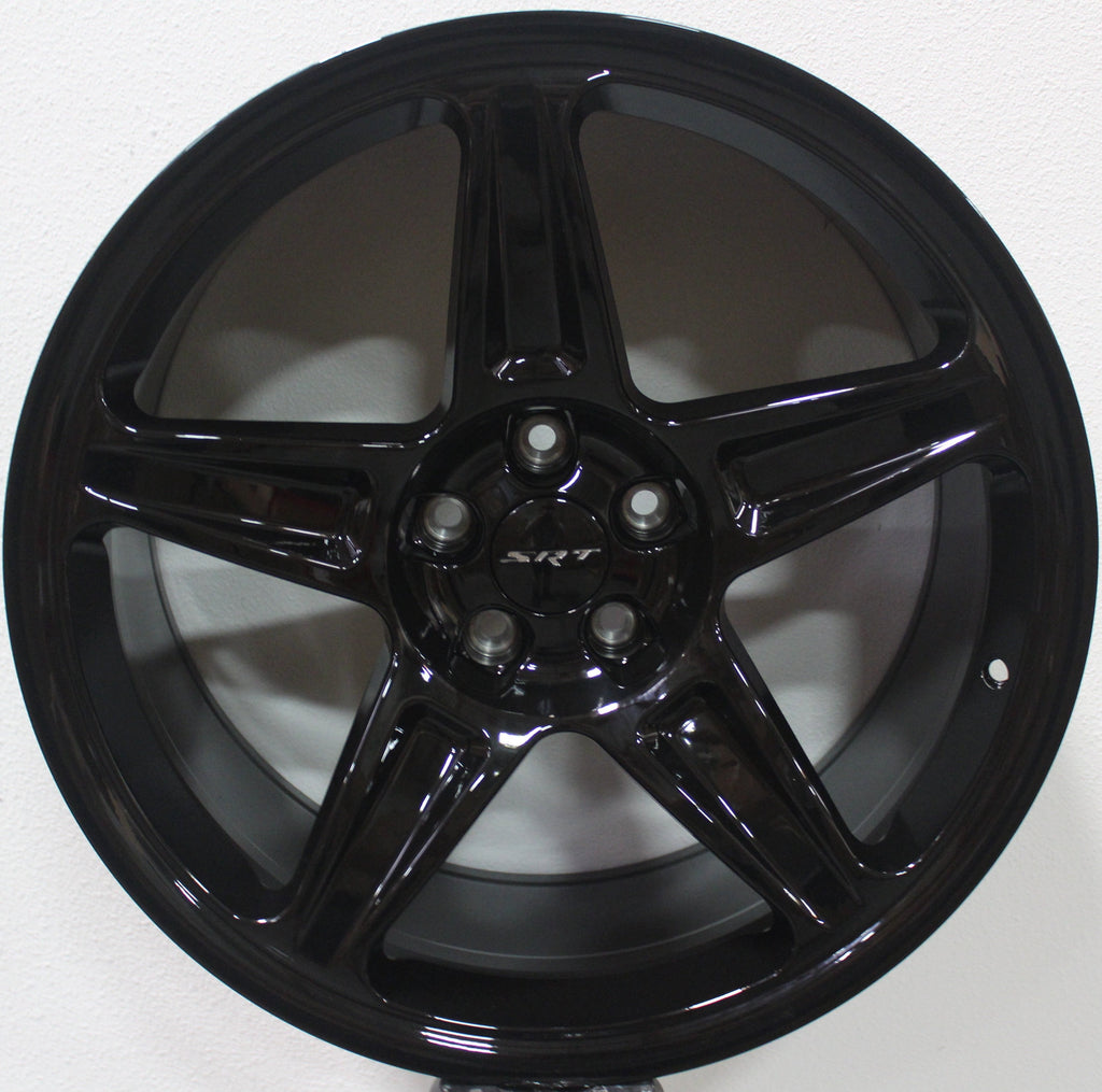 22" Dodge Charger Challenger Magnum Hellcat SRT Gloss Black Demon Wheels & Rims