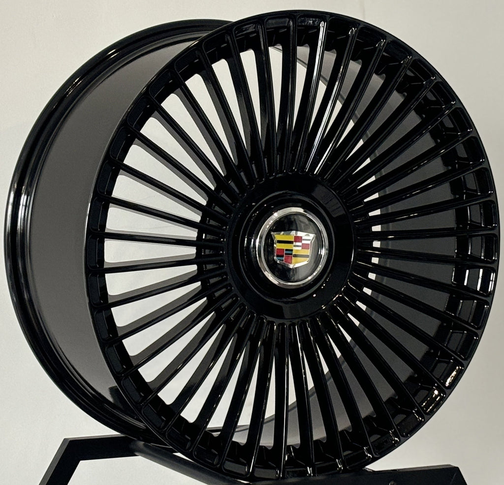 22" Cadillac Escalade SUV ESV EXT Gloss Black Style 17 Wheels