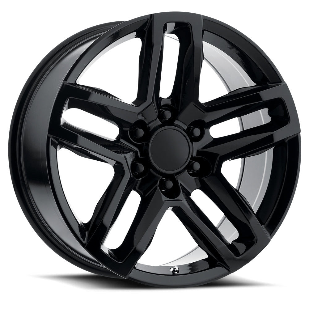 22" Chevy GMC Sierra Yukon Tahoe Trail Boss Gloss Black Style 30 Wheels