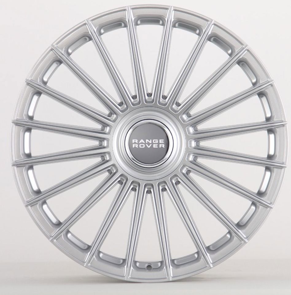 22" Range Rover Full Size Sport HSE LR3 LR4 Gloss Silver Style 34 Wheels & Rims
