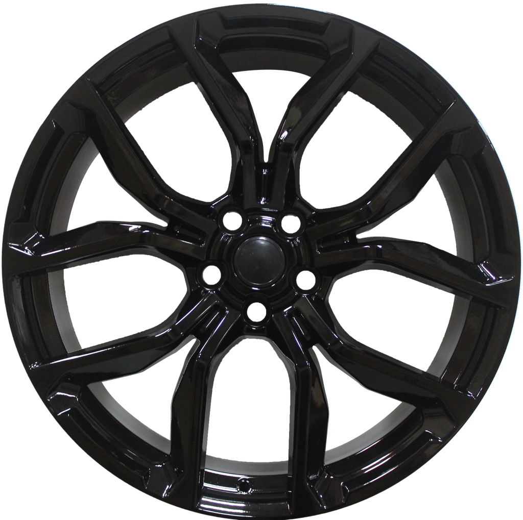 22" Range Rover Full Size / Sport / Defender SVR Satin Black Wheels & Rims