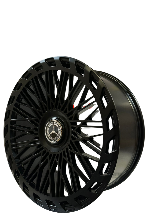 24" Mercedes G-Wagon G550 G63 G65 Satin Black Style 66 Wheels