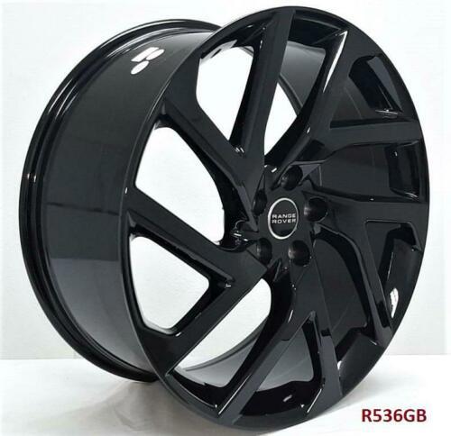 22" Range Rover Full Size / Sport / Defender SVR Gloss Black Wheels & Rims