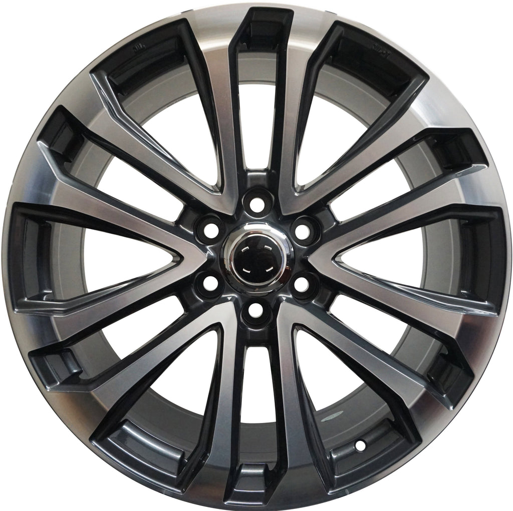 20" Toyota 4Runner FJ Cruiser Tacoma Tundra Sequoia Gunmetal Machined Wheels & Rims