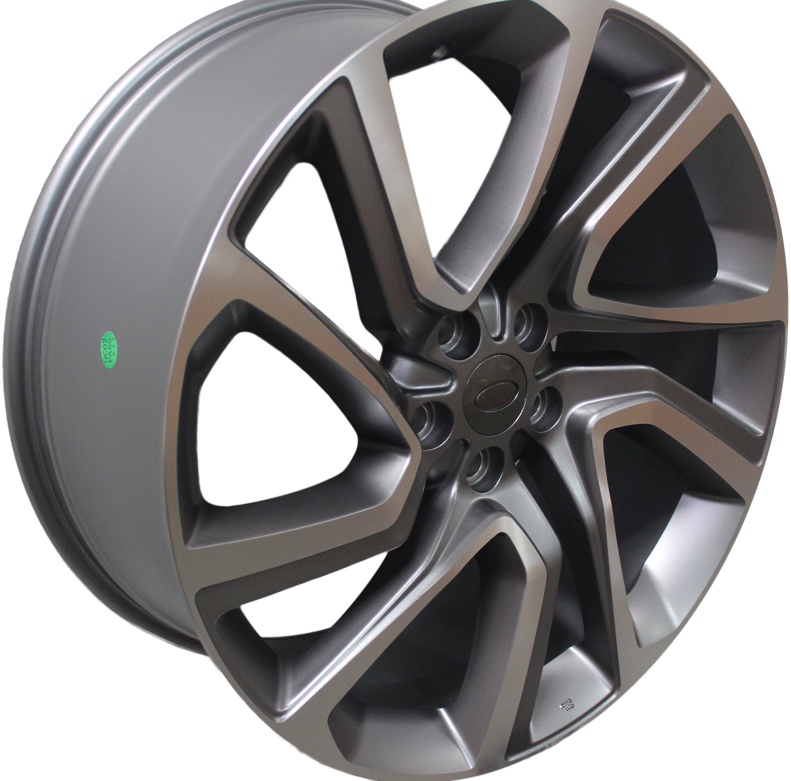 22" Range Rover Full Size Sport Defender Gunmetal Machined Style 23 Wheels