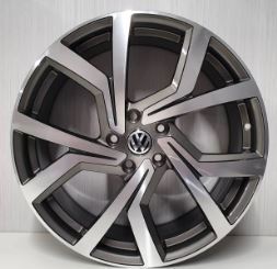 18" VW Golf GTI Jetta Passat R32 Style Gray Machined Wheels & Rims