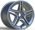 20" Mercedes S-Class E-Class CL Staggered Gunmetal Machined Wheels & Rims