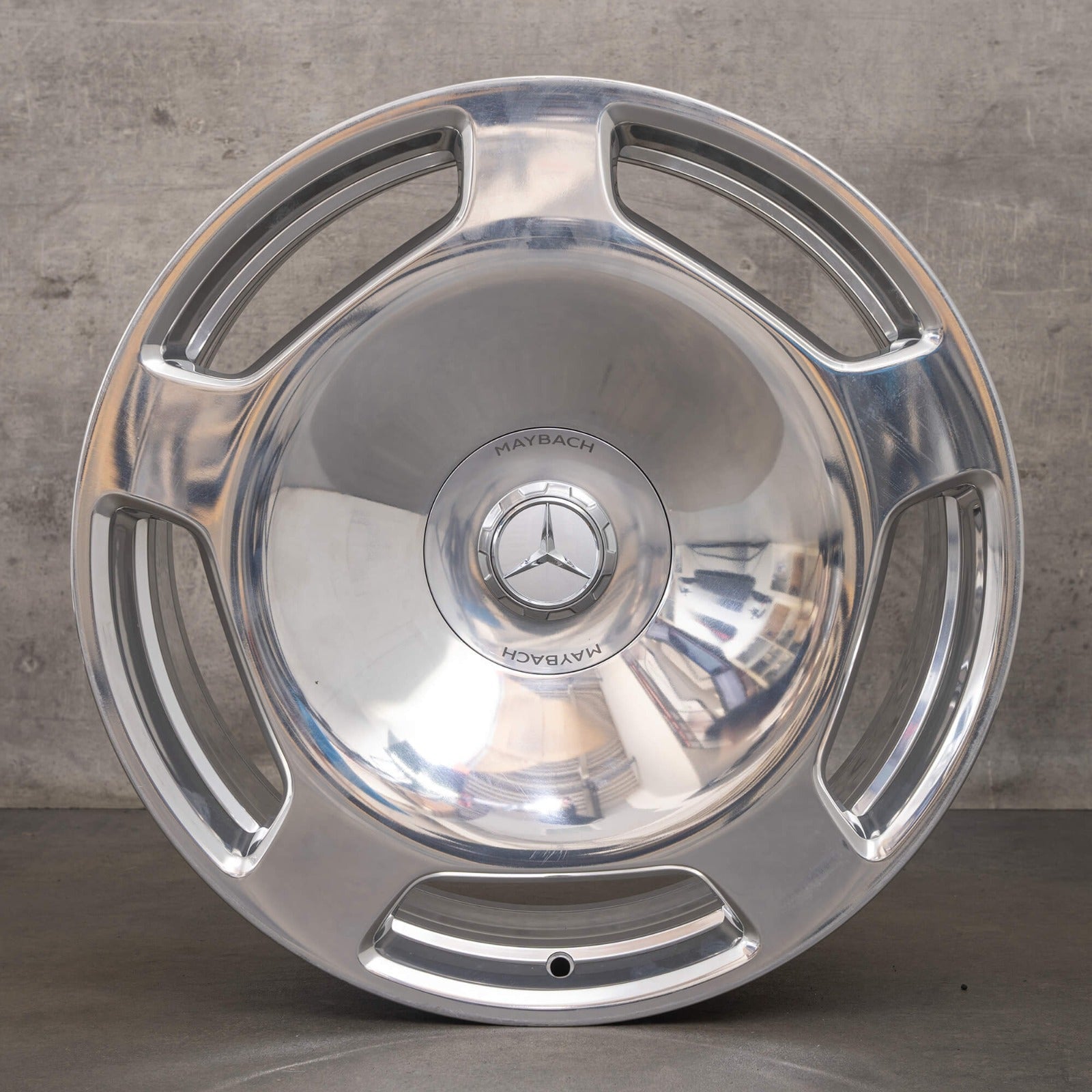 21" Mercedes E-Class S-Class Forged Staggered Polished Style 49 Wheels