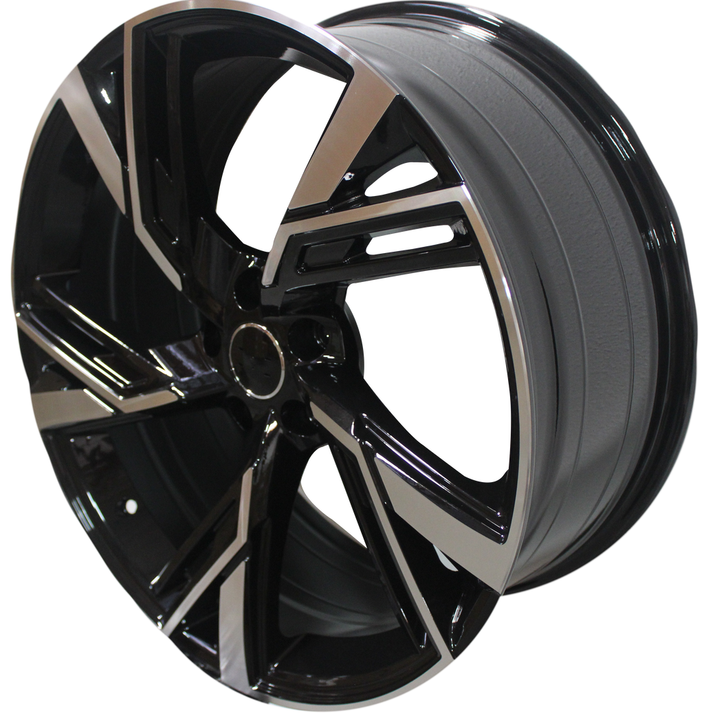 20" Audi A4 A5 A6 A7 S4 S5 S6 S7 RS Style Black Machined Wheels & Rims