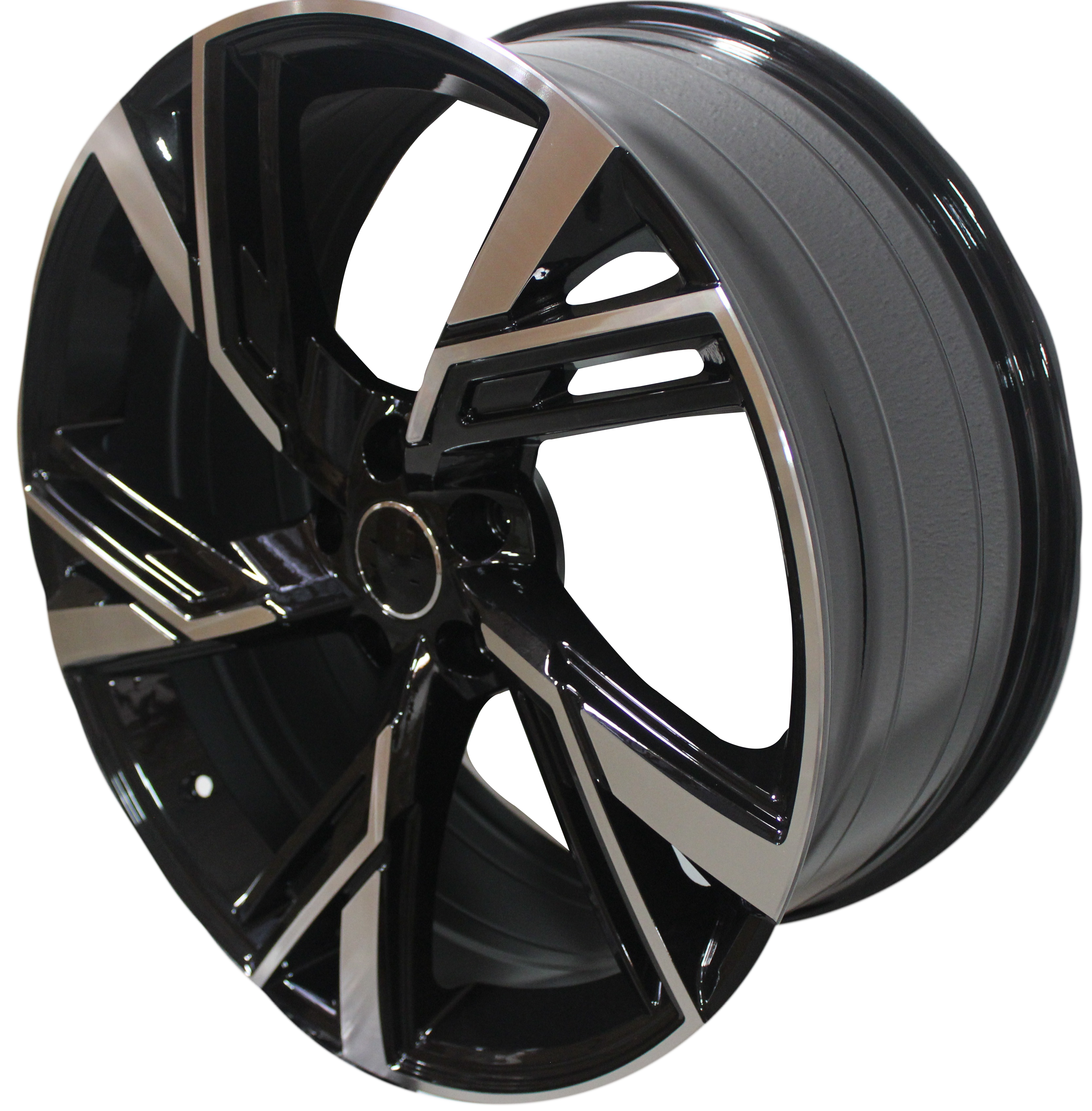 20" Audi A4 A5 A6 A7 S4 S5 S6 S7 RS Style Black Machined Wheels & Rims