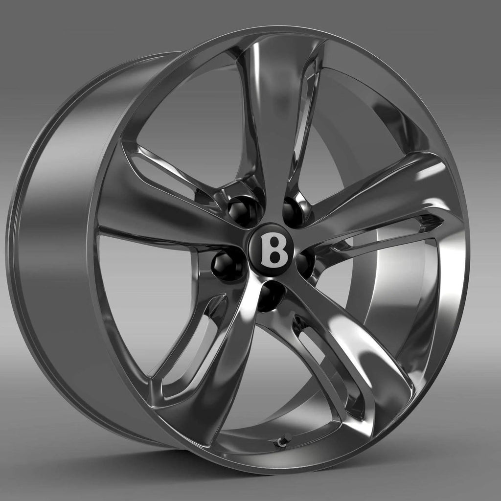 22" Bentley Bentayga Forged Polished Wheels & Rims