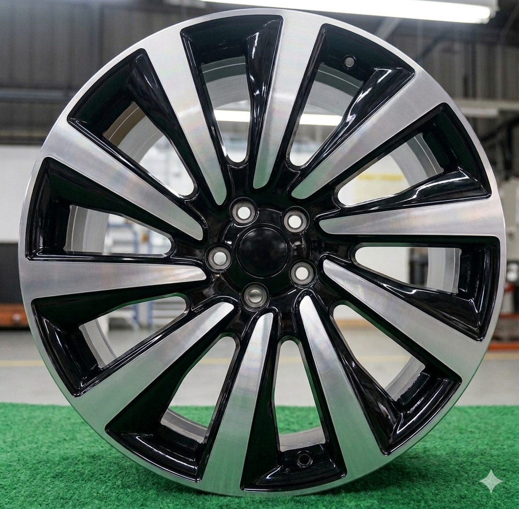 24" Range Rover Full Size Sport SV SE Black Machined Style 33 Wheels