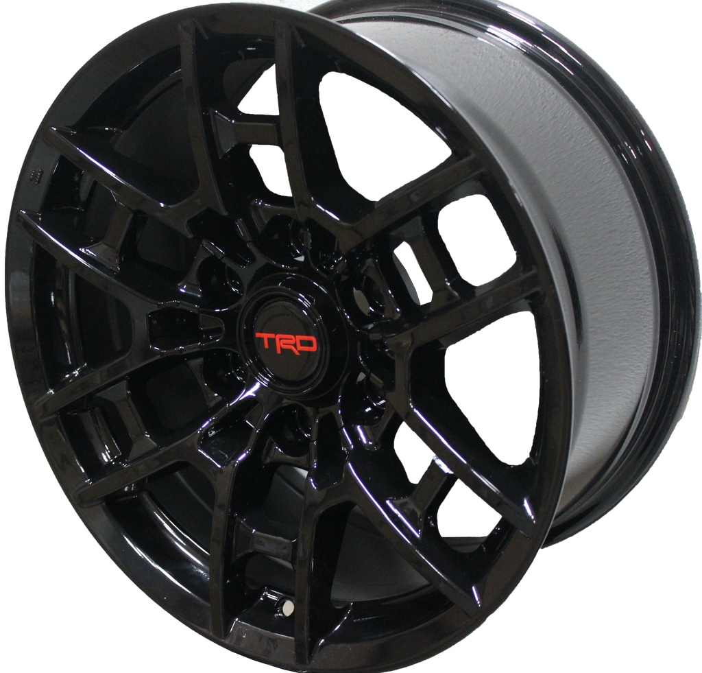 17" Toyota 4Runner FJ Cruiser Tacoma TRD Pro Style Gloss Black Wheels & Rims