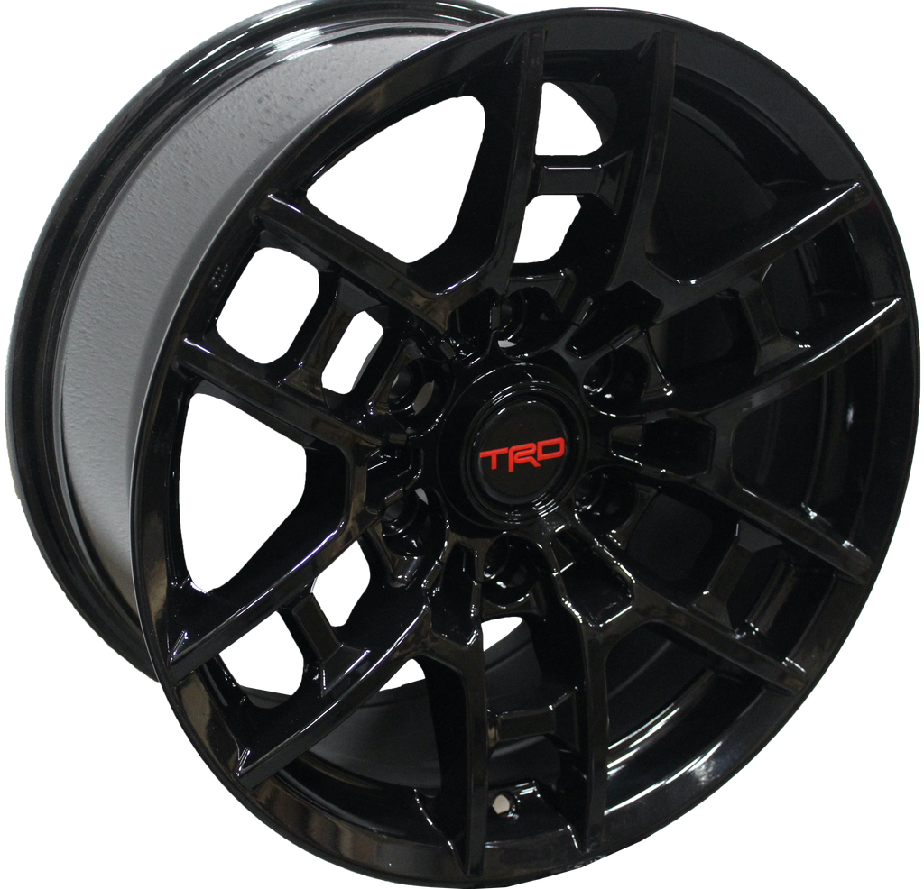 17" Toyota 4Runner FJ Cruiser Tacoma TRD Pro Style Gloss Black Wheels & Rims