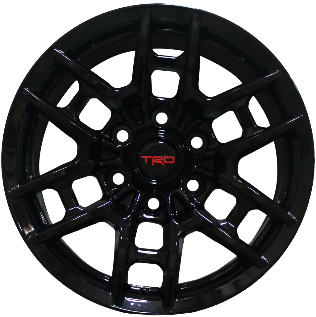 17" Toyota 4Runner FJ Cruiser Tacoma TRD Pro Style Gloss Black Wheels & Rims