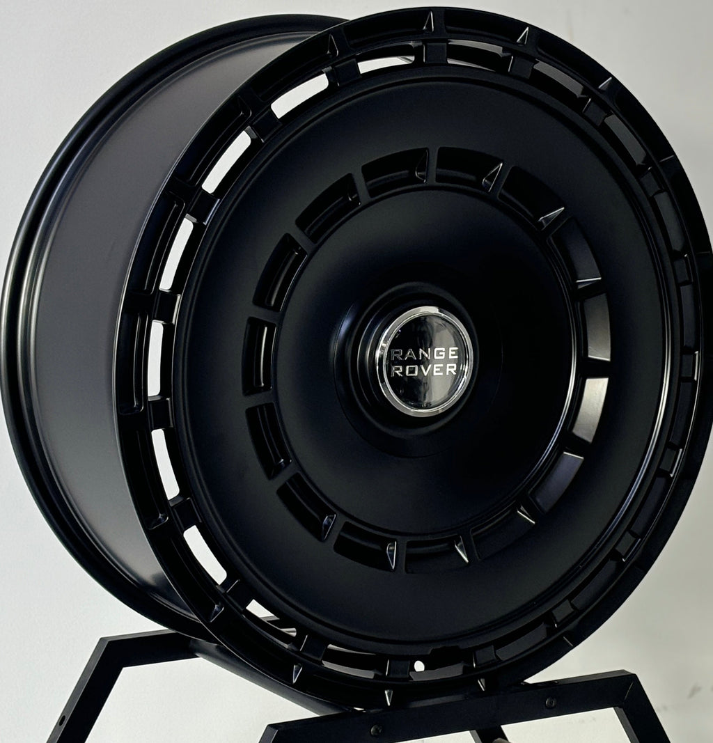24" Range Rover Full Size Sport SV SE Satin Black Style 41 Wheels