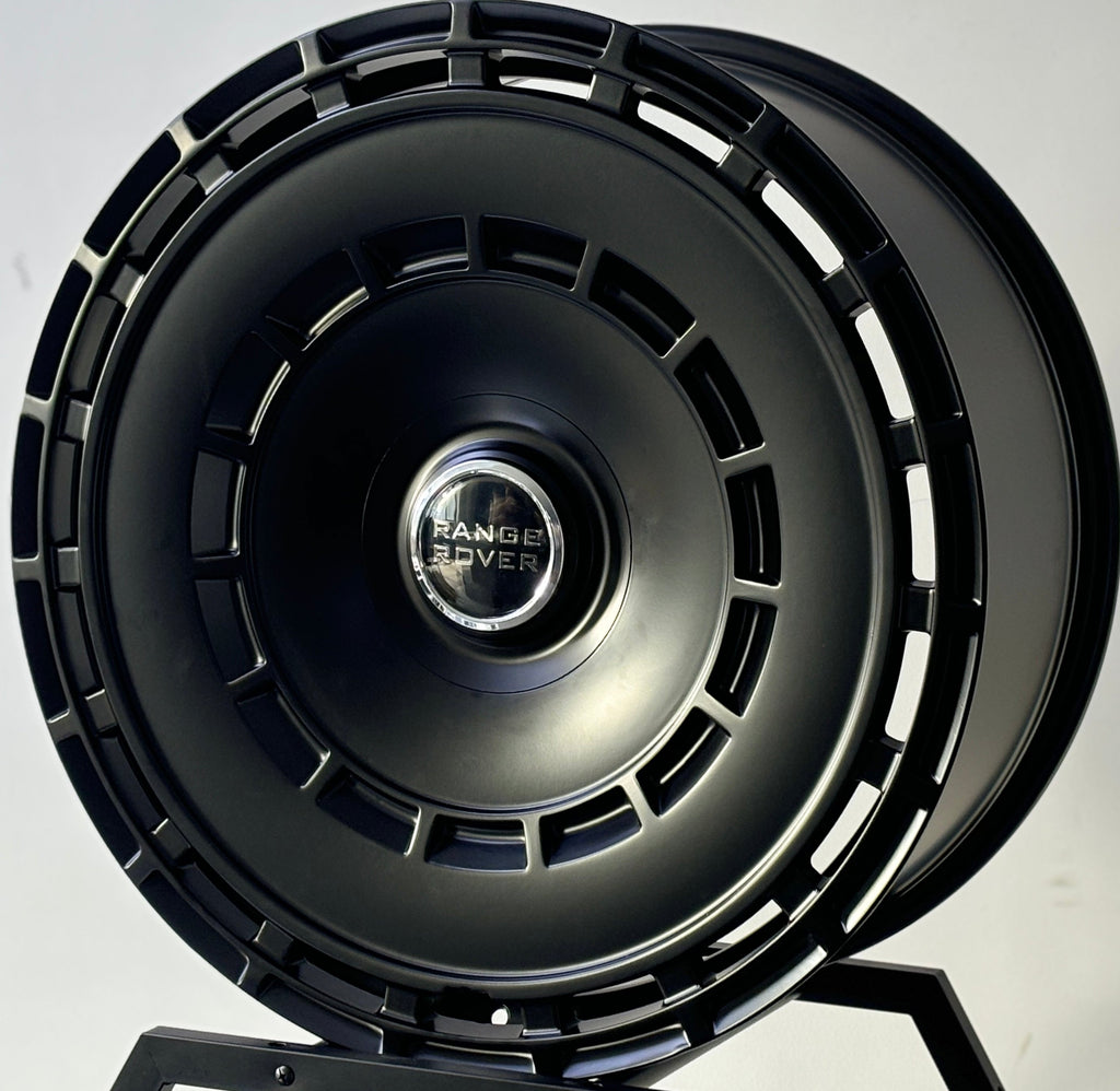 24" Range Rover Full Size Sport SV SE Satin Black Style 41 Wheels