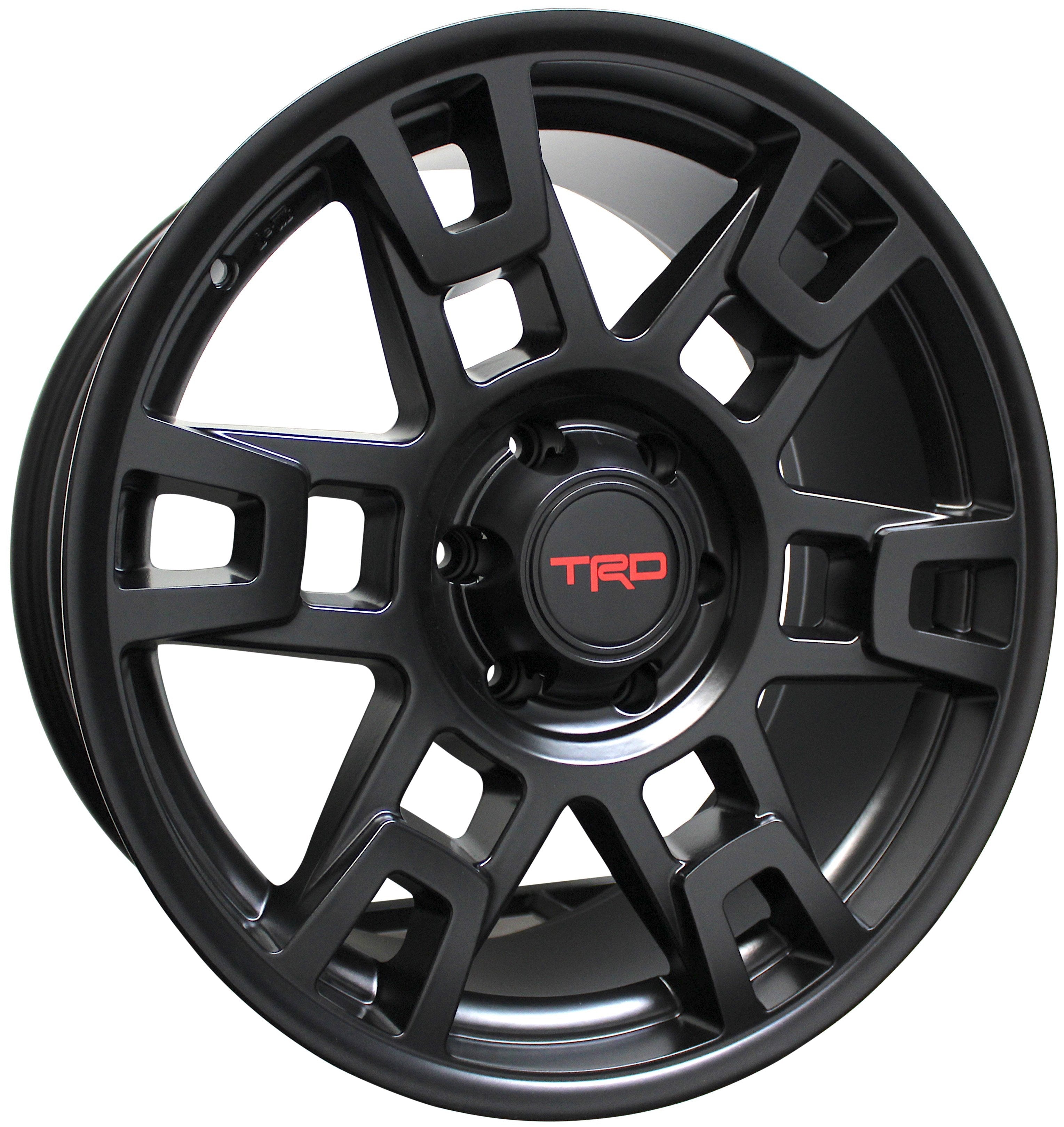 17" Toyota TRD Pro 4Runner FJ Cruiser Tacoma Satin Black Wheels & Rims